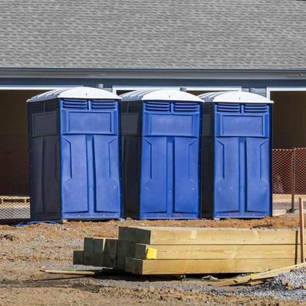 how do you ensure the portable toilets are secure and safe from vandalism during an event in Flensburg MN